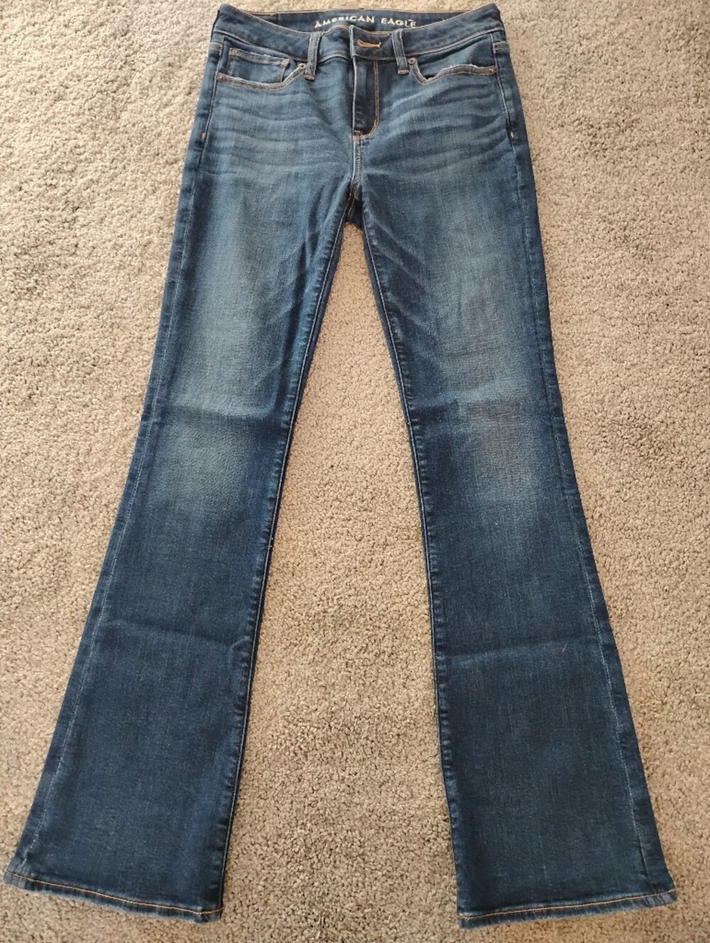 American Eagle Outfitters Women's Indigo Flare Skinny Jeans
